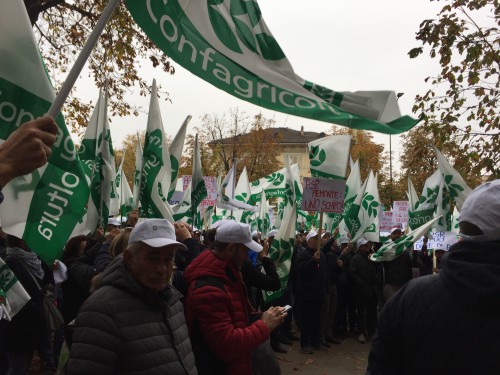 Protesta contro il PSR regionale a Torino