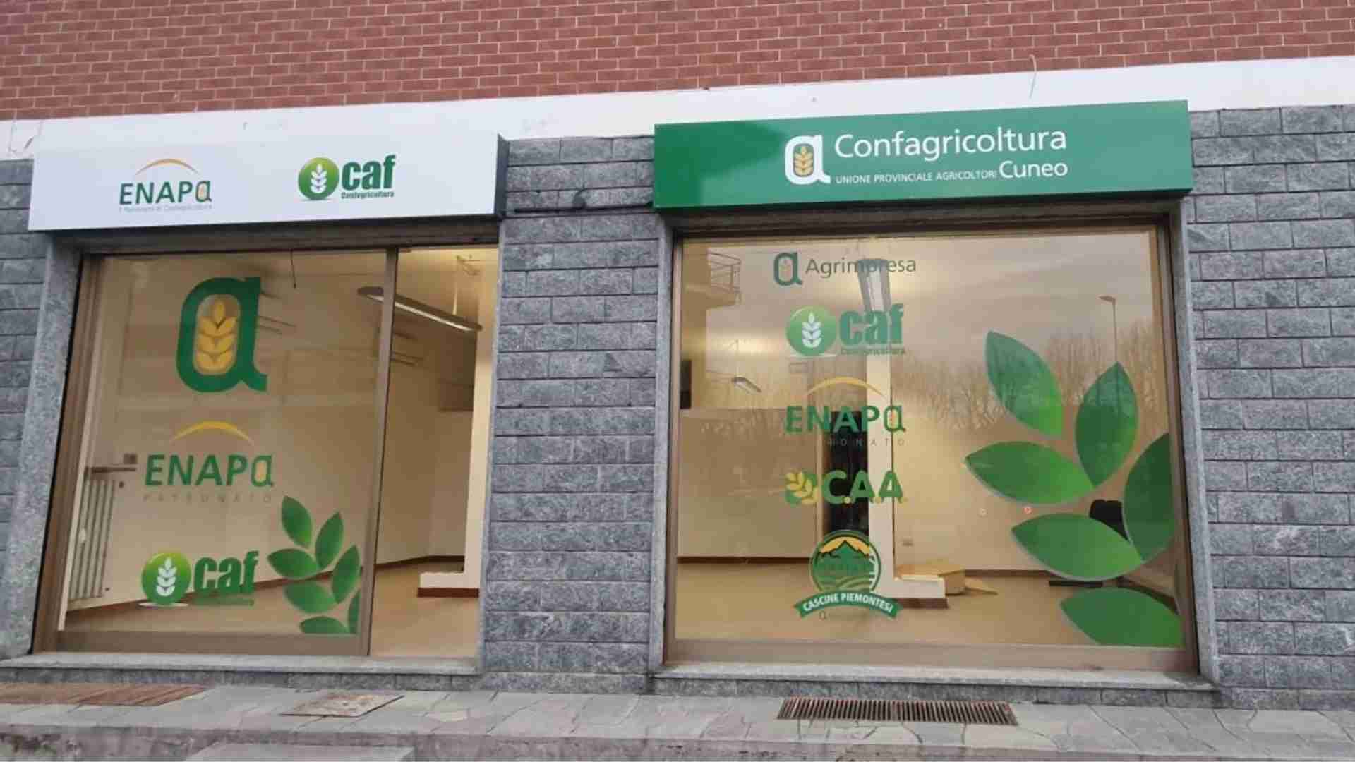 Vetrina uffici confagricoltura a morozzo